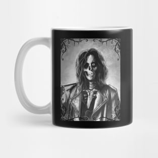 Gothic Rock Skull. Mug